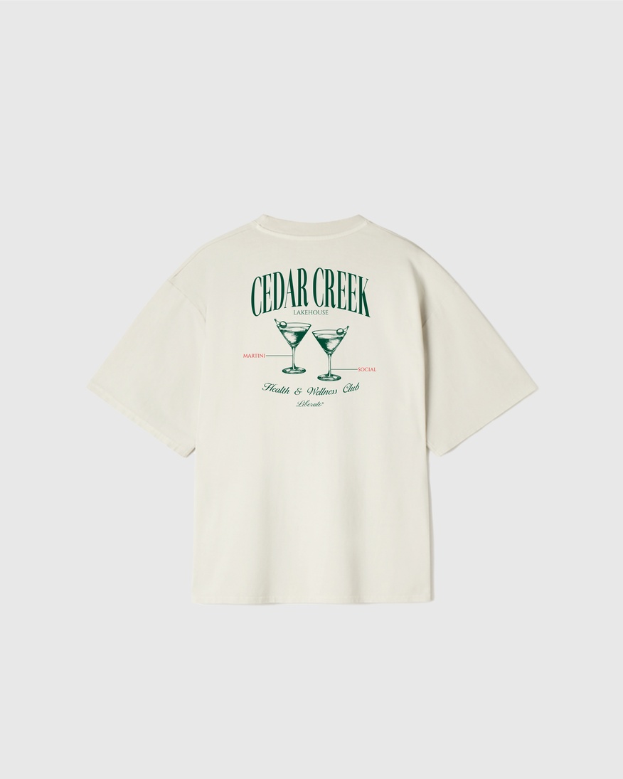 REMERA LIBERATO PREMIUM 250GSM OVERSIZE BEIGE CEDAR CREEK