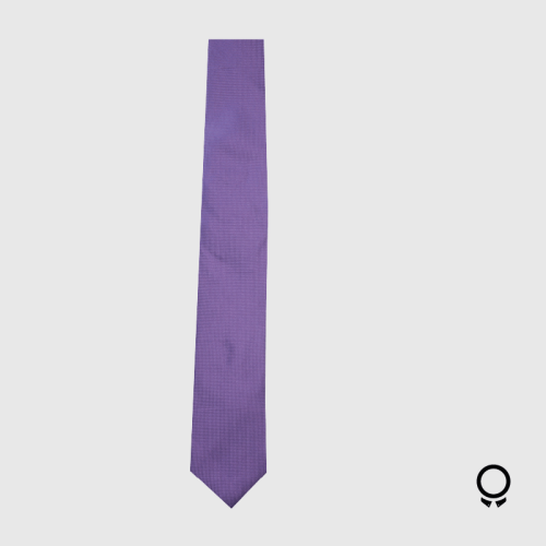 CORBATA PERRY ELLIS LILA A CUADRITOS