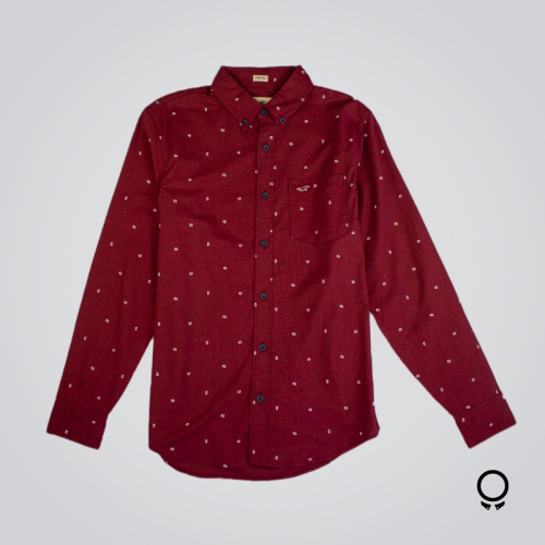 CAMISA HOLLISTER MANGAS LARGAS BORDO