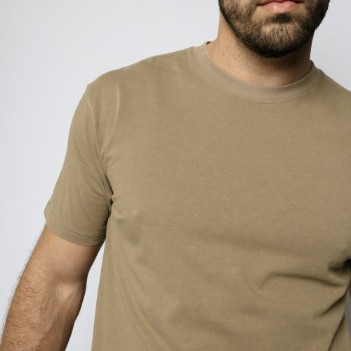 REMERA ABERCROMBIE REGULAR FIT PREMIUM TEE KAKHI