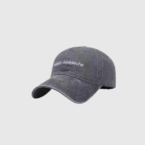 GORRA AH LAVADO GRIS HAPPY HEADACHE