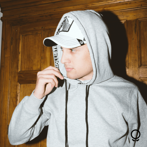 Hoodie Hollister Gris