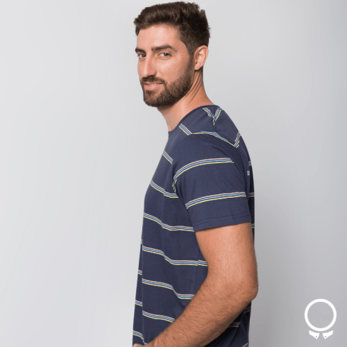 REMERA KRISTOBELGA RAYADA AZUL SEVILLA