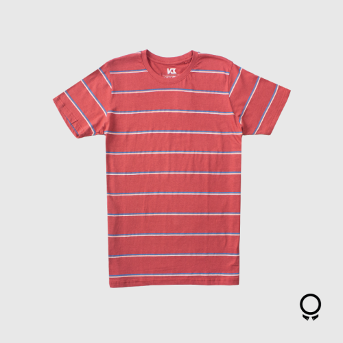 REMERA KRISTOBELGA RAYADA MURCIA ROJO