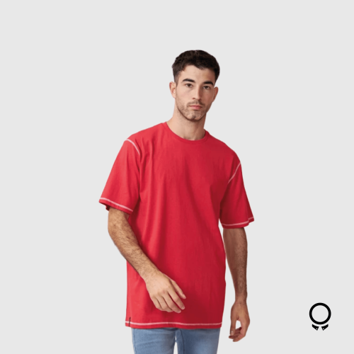 REMERA KRISTOBELGA OVERSIZE TOMSK ROJA