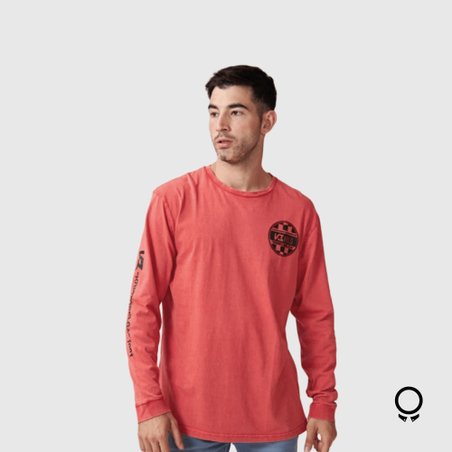 REMERA KRISTOBELGA MANGAS LARGAS VANTA ROJA