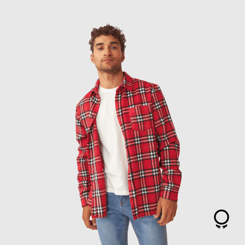 SOBRECAMISA ADEL KRISTOBELGA CUADROS ROJOS