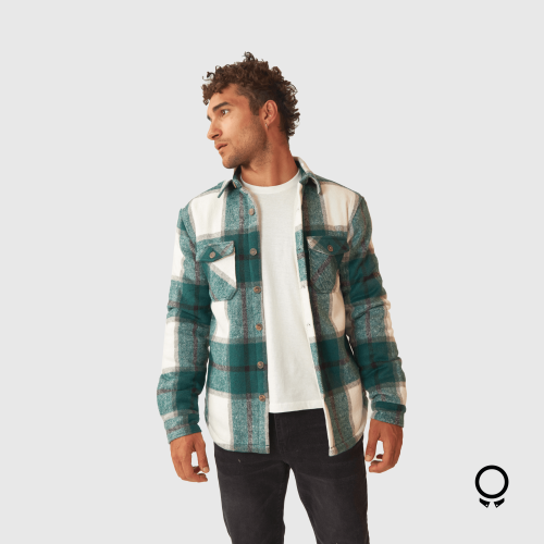 SOBRECAMISA KRISTOBELGA POE CUADROS VERDES