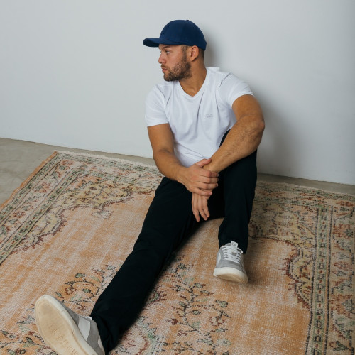 REMERA LACOSTE CUELLO REDONDO PARIS BLANCA