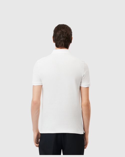 REMERA CUELLO POLO LACOSTE BLANCA