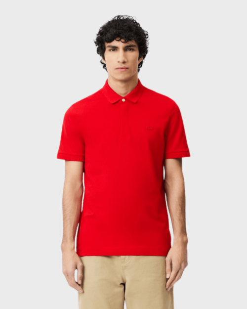 REMERA LACOSTE PARIS POLO ROJA