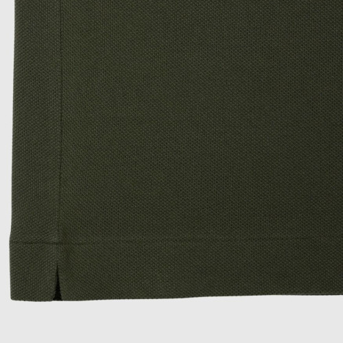 REMERA LACOSTE CUELLO POLO VERDE MUSGO