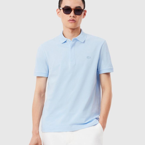 REMERA LACOSTE POLO PARIS CELESTE