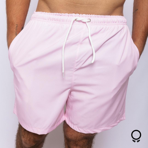 SHORT DE BAÑO LIBERATO BASICS ROSADO