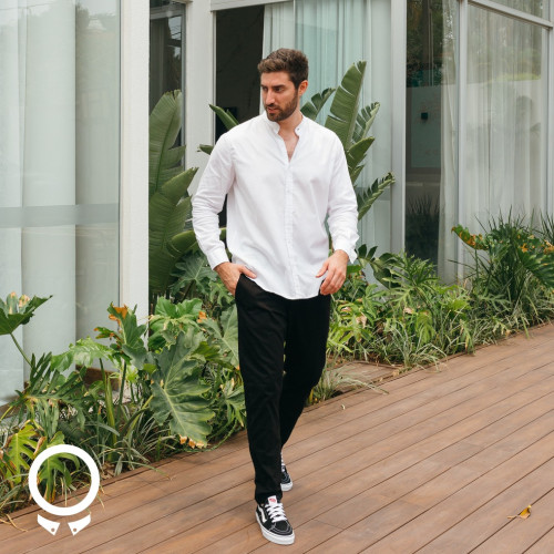 PANTALON CHINO LIBERATO BASICS NEGRO