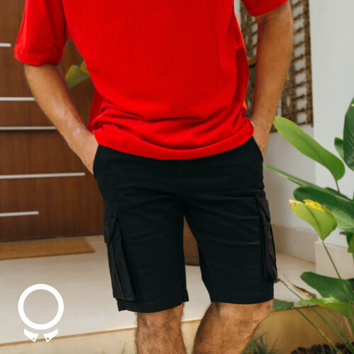 BERMUDA LIBERATO BASICS CARGO NEGRO