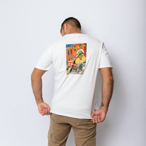 Remera Liberato Basics Oversize Blanca Hey Arnold!