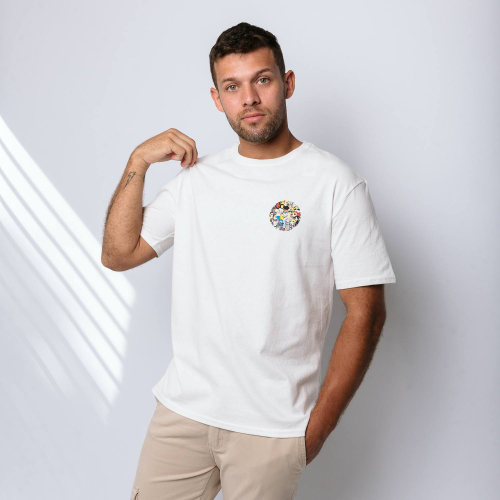 REMERA LIBERATO BASICS OVERSIZE BLANCA CARTOON NETWORK