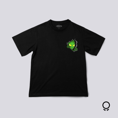 REMERA LIBERATO BASICS NEGRA  MARTIAN