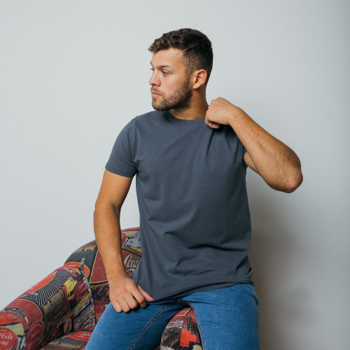 REMERA LIBERATO BASICS PREMIUM TEE GRIS