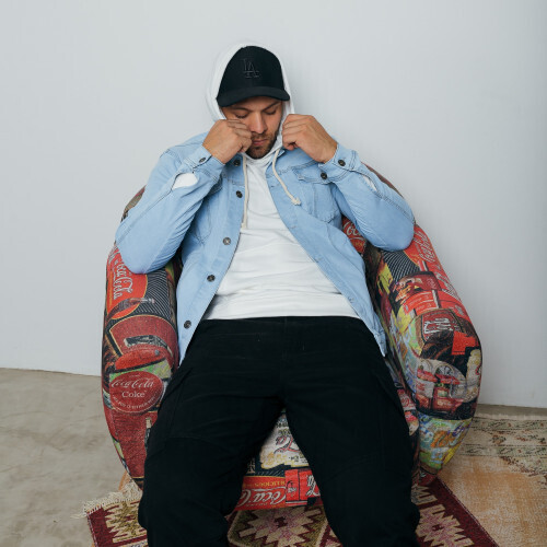 CAMPERA DE JEANS LIBERATO BASICS CELESTE