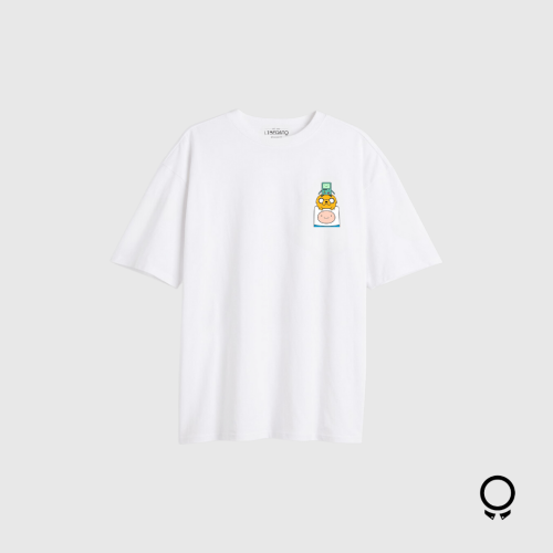 REMERA LIBERATO BASICS OVERSIZE MARFIL HORA DE AVENTURA