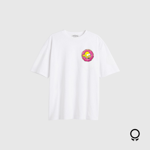 REMERA LIBERATO BASICS OVERSIZE MARFIL THE SIMPSONS