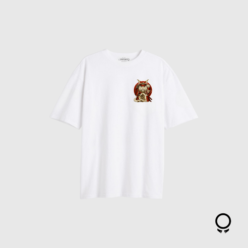 REMERA LIBERATO BASICS OVERSIZE MARFIL CHINESE CAT