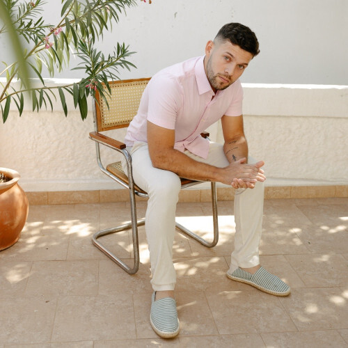 CAMISA LIBERATO BASICS MANGAS CORTAS ROSADA