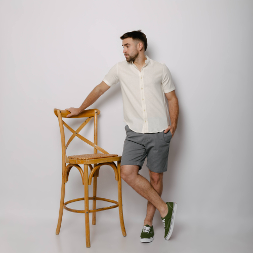Bermuda Liberato Basics Gris