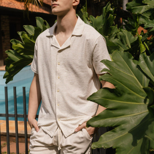 CAMISA LIBERATO BASICS PLAYERA BEIGE
