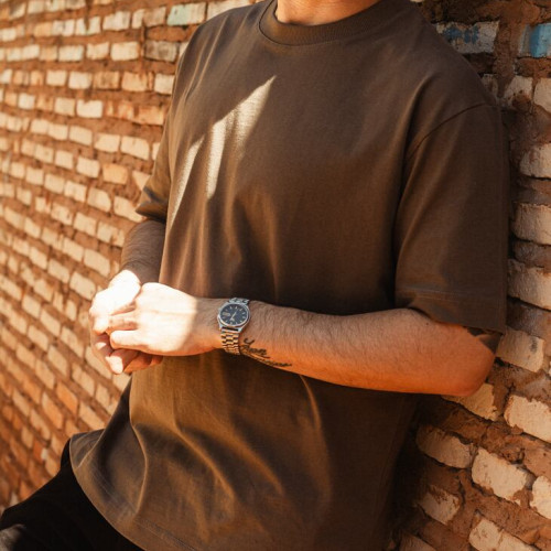 REMERA LIBERATO BASICS OVERSIZE VERDE