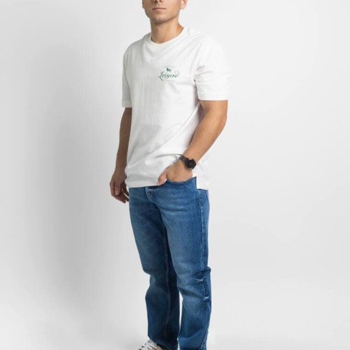 REMERA LIBERATO BASICS OVERSIZE MARFIL LEISURE LOUNGEWEAR