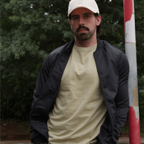 BOMBER JACKET LIBERATO BASICS NEGRA