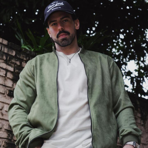 BOMBER JACKET LIBERATO BASICS GAMUZA VERDE