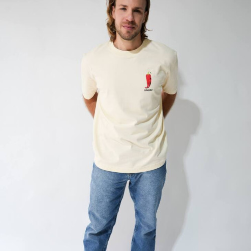 REMERA LIBERATO PREMIUM 250GSM OVERSIZE BEIGE CHILLI