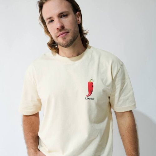 REMERA LIBERATO PREMIUM 250GSM OVERSIZE BEIGE CHILLI