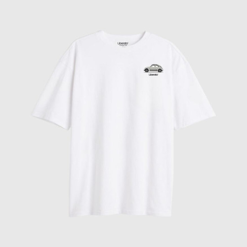 REMERA LIBERATO PREMIUM 250GSM OVERSIZE MARFIL PORSCHE COLLECTION