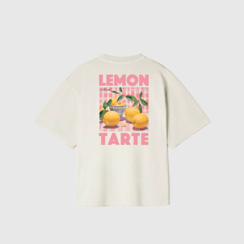 REMERA LIBERATO OVERSIZE BEIGE LEMON TARTE