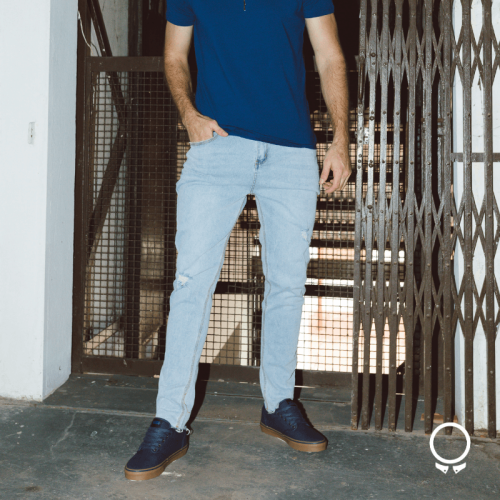 JEANS CROP SKINNY TIAGO N+ CELESTE