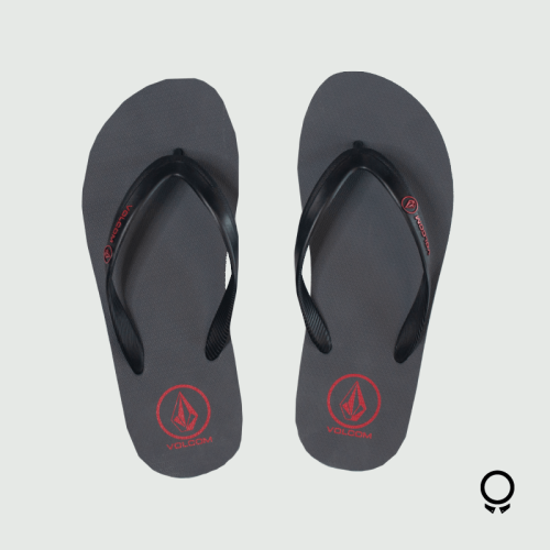 ZAPATILLA VOLCOM GRIS CON NEGRO