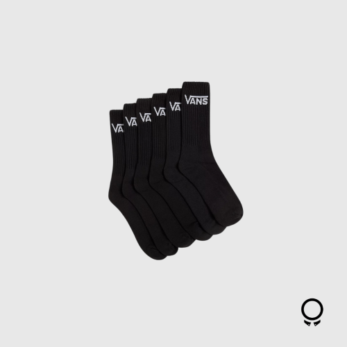 MEDIA VANS CLASSIC CREW NEGRA PACK 6
