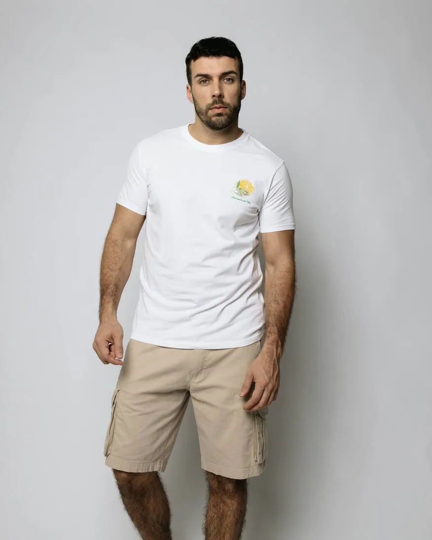 REMERA ABERCROMBIE LEMON BLANCA