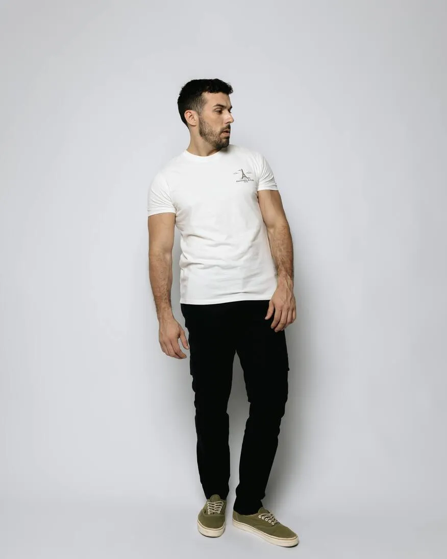 REMERA ABERCROMBIE BLANCA PARIS LANSCAPE
