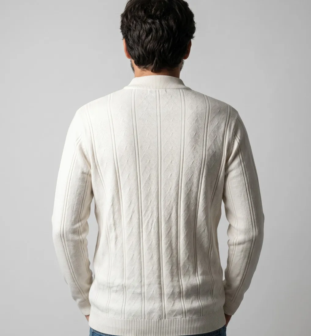 SWEATER LIBERATO CUELLO REDONDO BLANCO