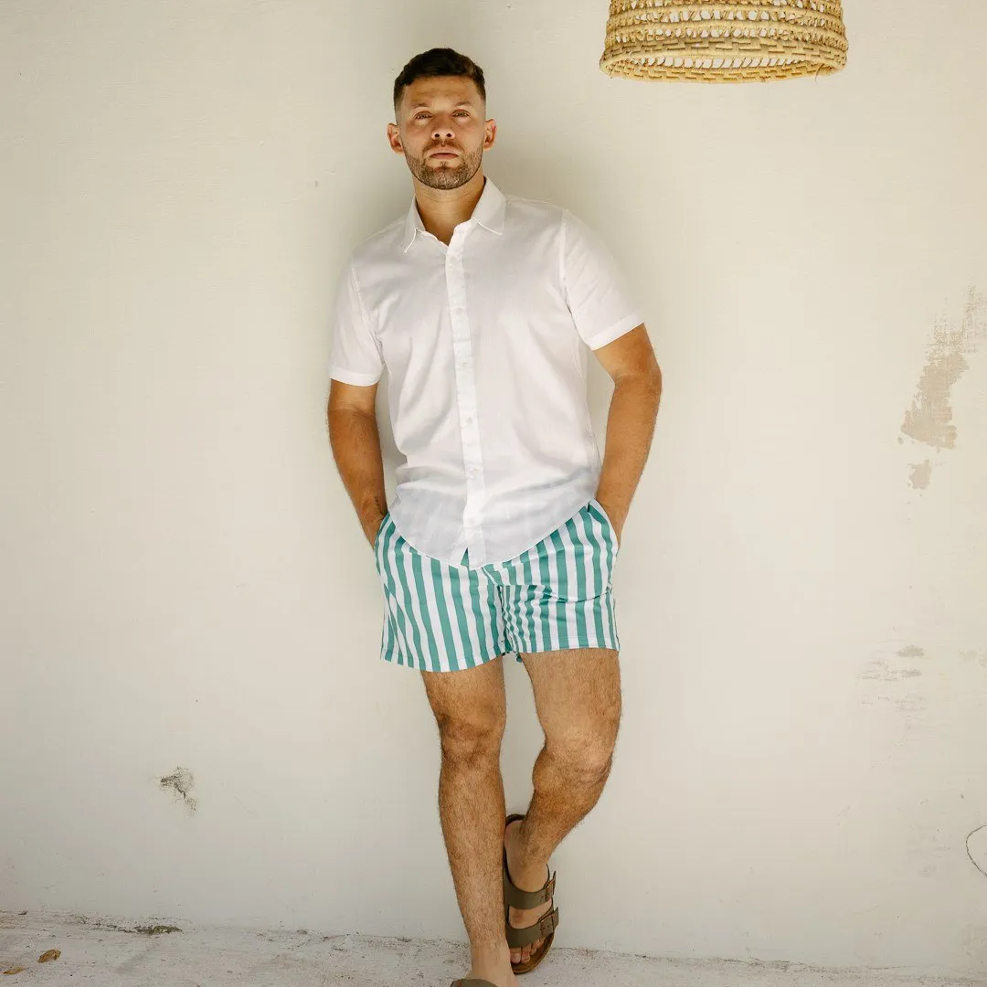 CAMISA LIBERATO BASICS MANGAS CORTAS BLANCA