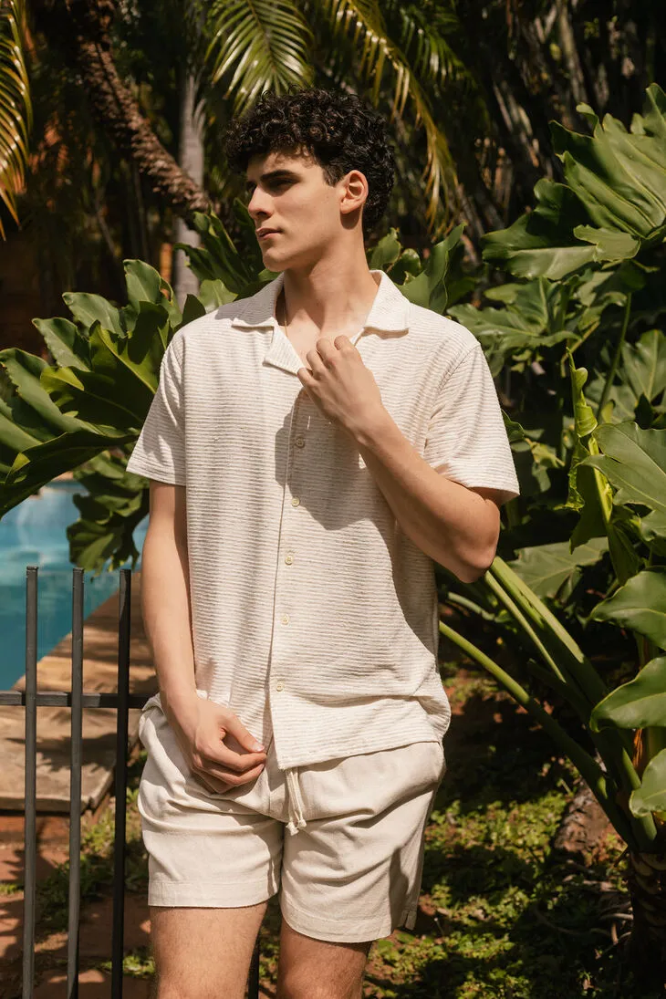 CAMISA LIBERATO BASICS PLAYERA BEIGE