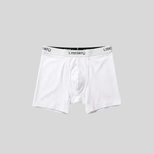 BOXER LIBERATO BASICS GOMA BLANCA BLANCO