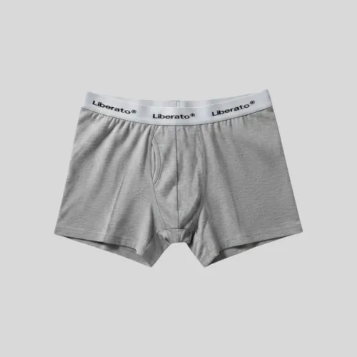 BOXER LIBERATO BASICS GOMA BLANCA GRIS