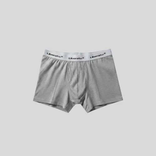 BOXER LIBERATO BASICS GOMA BLANCA GRIS